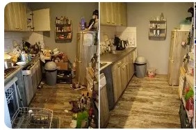 Before and After Cleaning